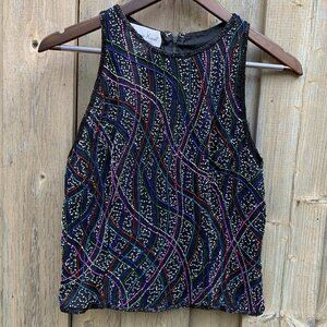 Vintage Lawrence Kagan Designer Top Medium